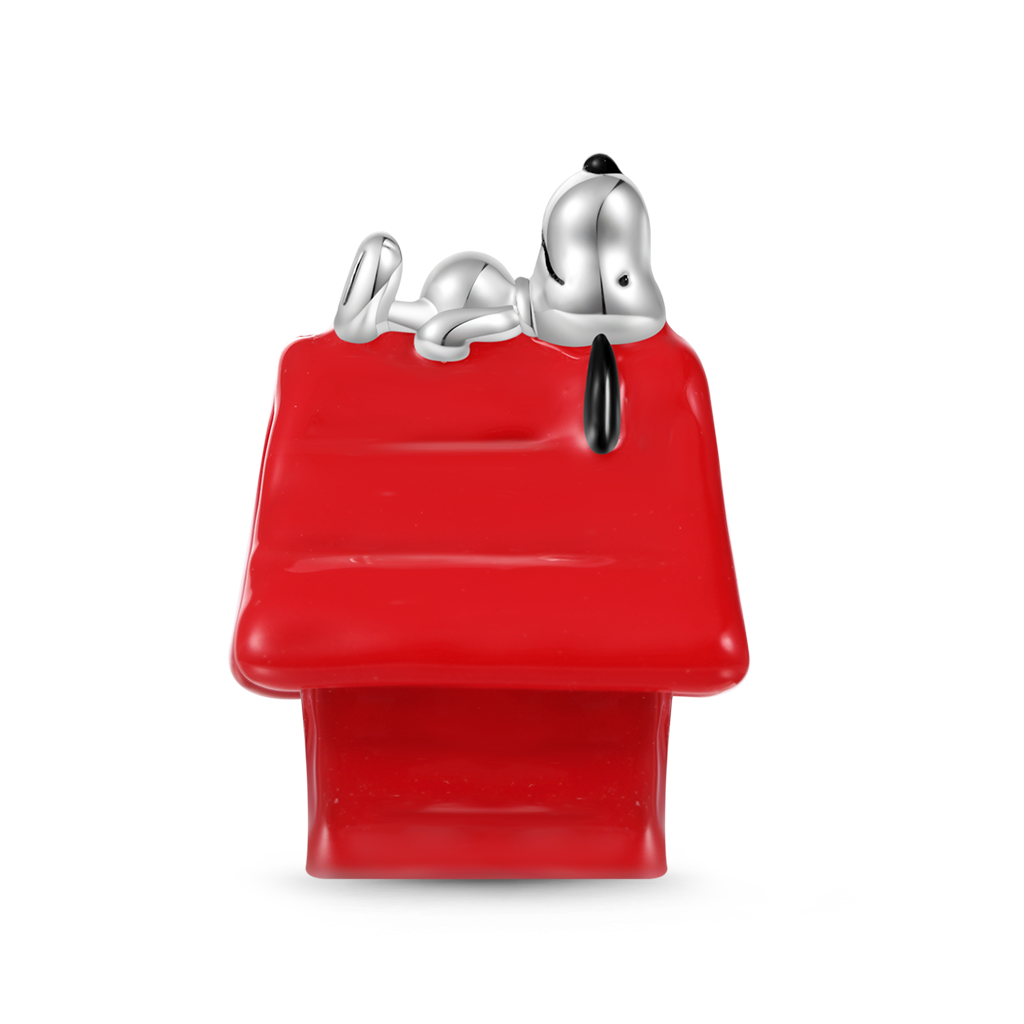 Gnoce Peanuts Snoopy Dog House Charm_3