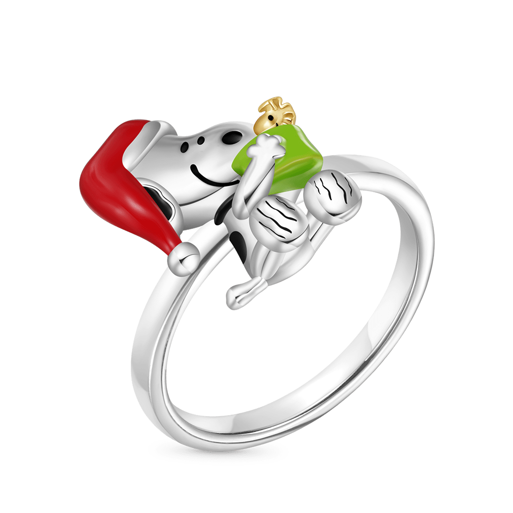 Gnoce Peanuts Christmas Snoopy Ring_3