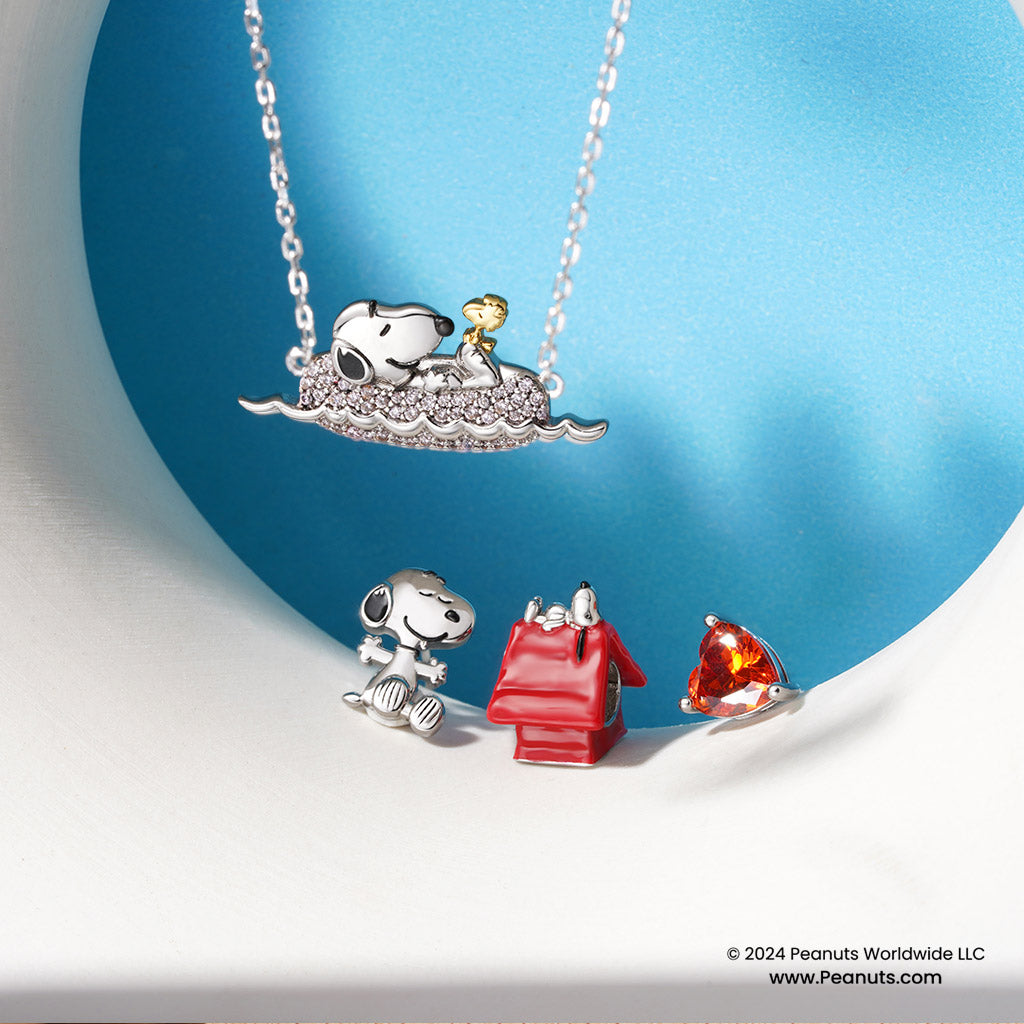 Gnoce Peanuts Snoopy Dog House Charm_4