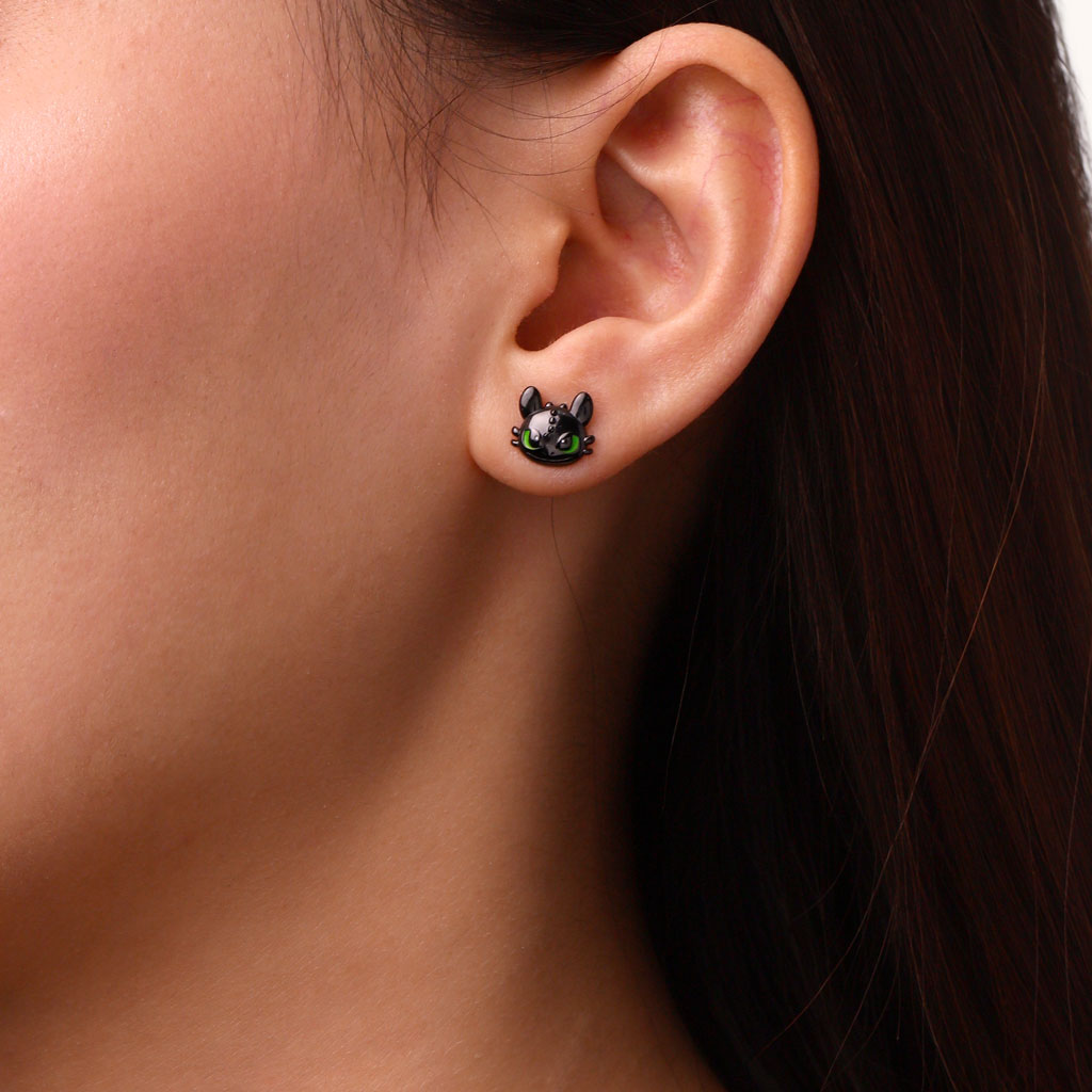 Gnoce Cool Toothless Stud Earrings_4