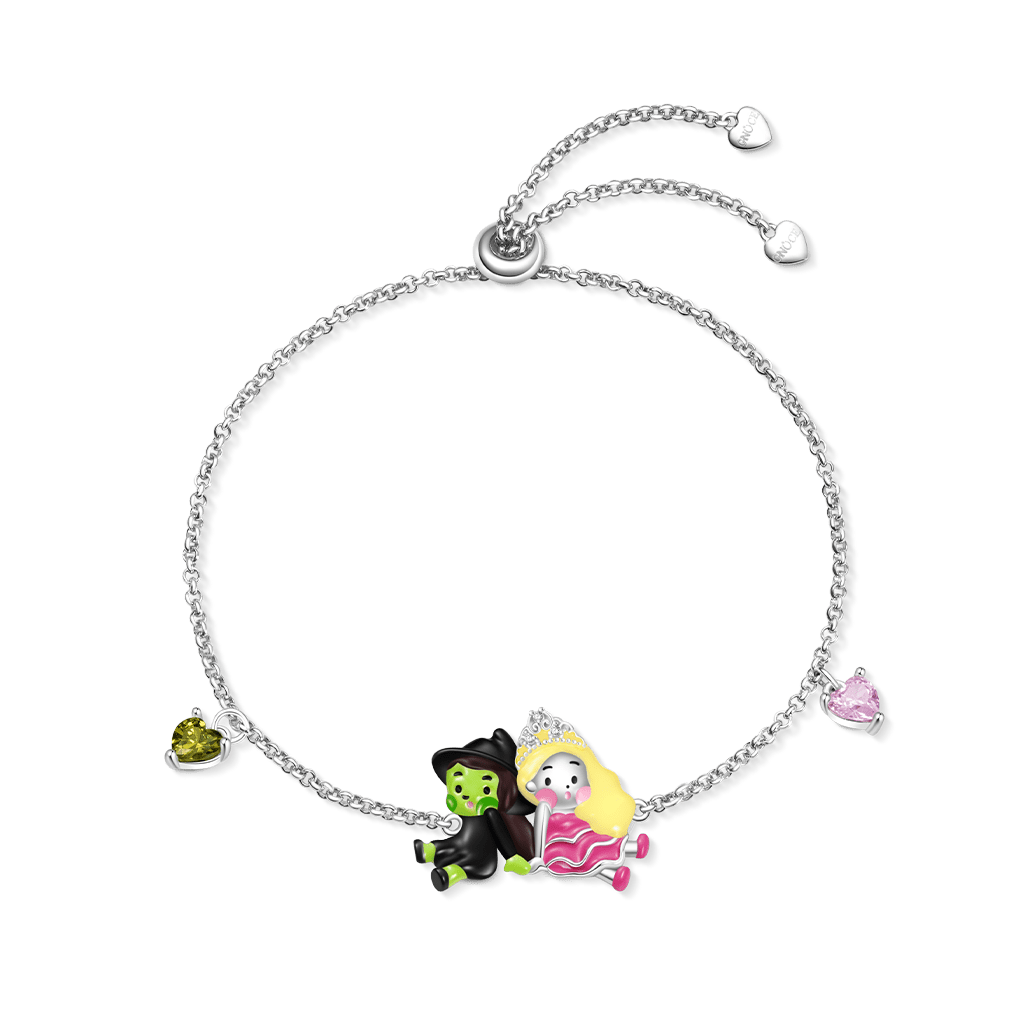 Gnoce Wicked Friendship Love Heart Adjustable Bracelet_1