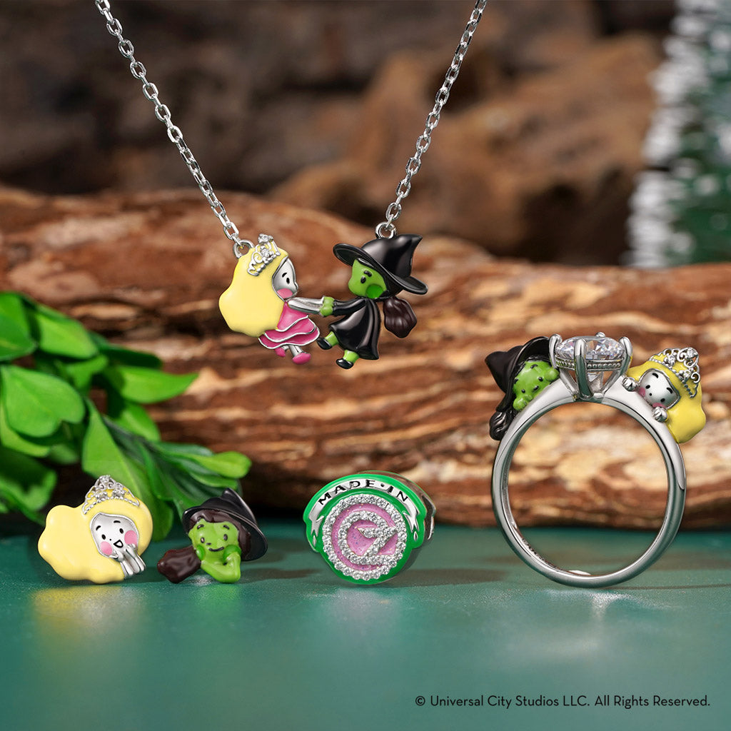 Gnoce Wicked Elphaba & Glinda Friendship Necklace_3