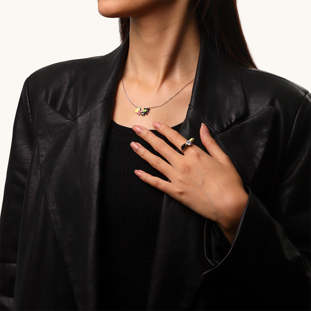 Gnoce Wicked Elphaba & Glinda Friendship Necklace_4