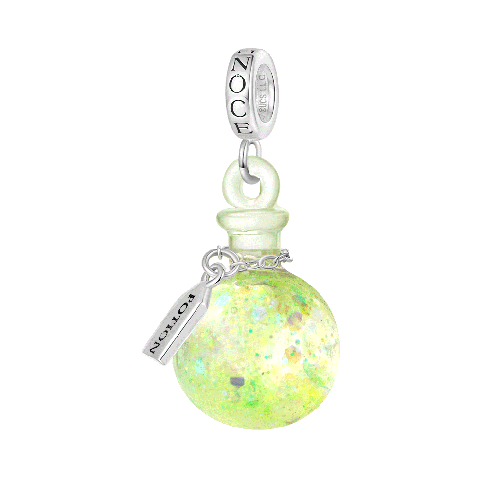 Gnoce Wicked Glow-in-the-Dark Magic Potion Pendant Dangle Charm_1