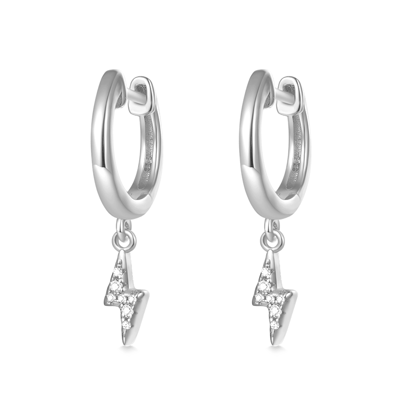 Gnoce Lightning Bolt Dangle Earrings_3