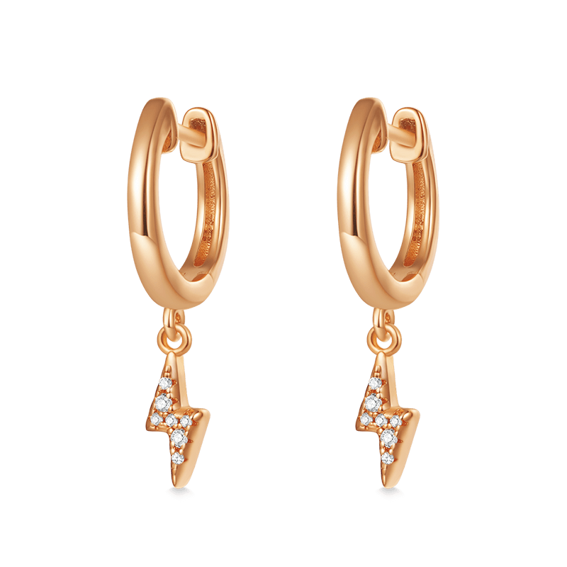 Gnoce Lightning Bolt Dangle Earrings_2