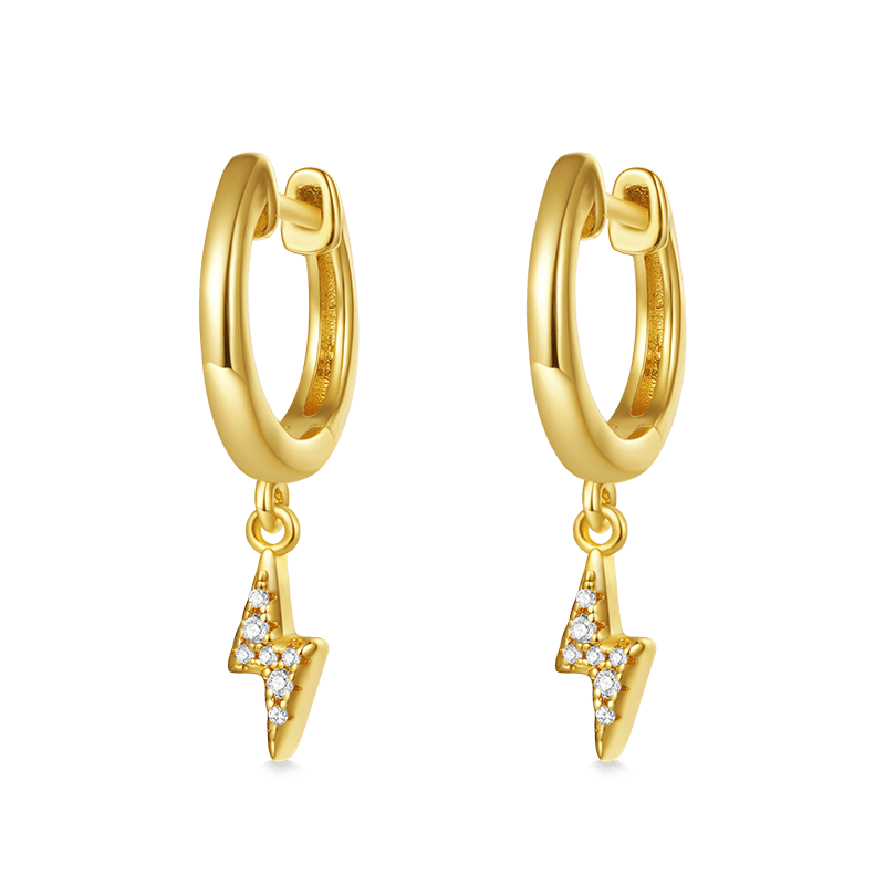 Gnoce Lightning Bolt Dangle Earrings_1