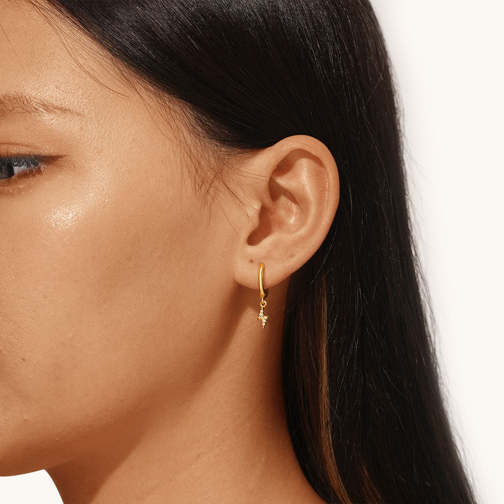 Gnoce Lightning Bolt Dangle Earrings_5