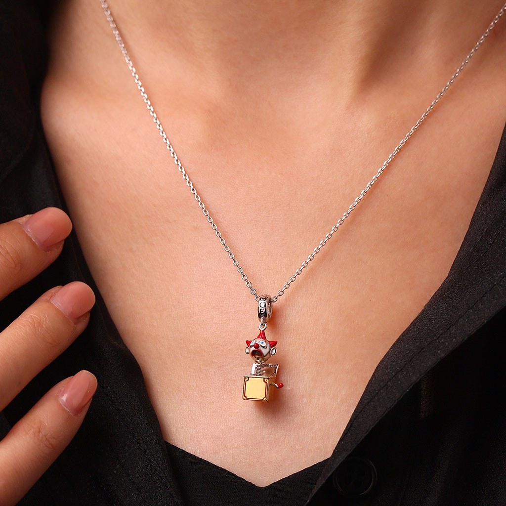 Gnoce Chucky Jack in the Box Pendant Dangle Charm_5