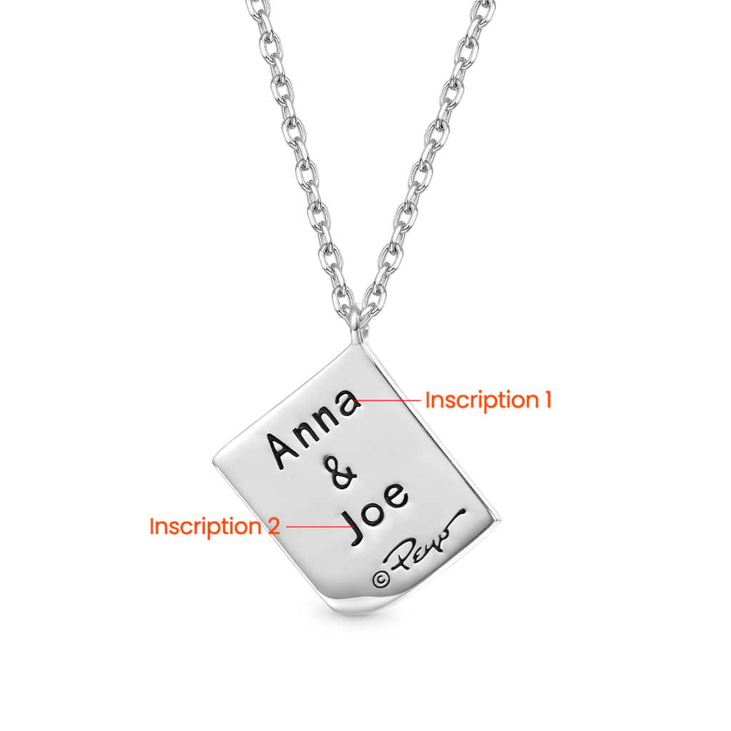 Gnoce Engravable Love Smurfs Necklace_3