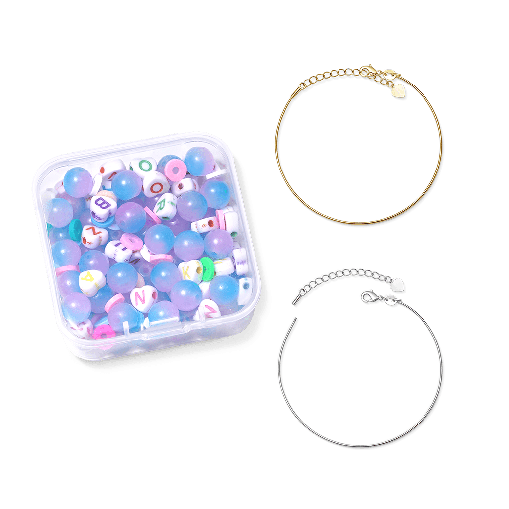 Gnoce Letter DIY Multicolor Beaded Bracelet_2