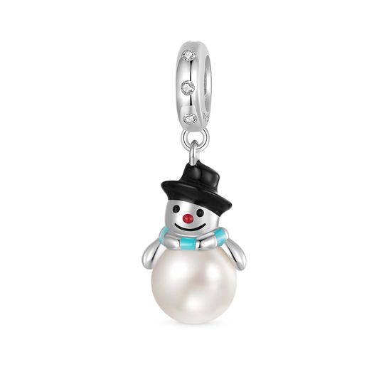 Gnoce Christmas Mr.Snowman Pendant Dangle Charm_1