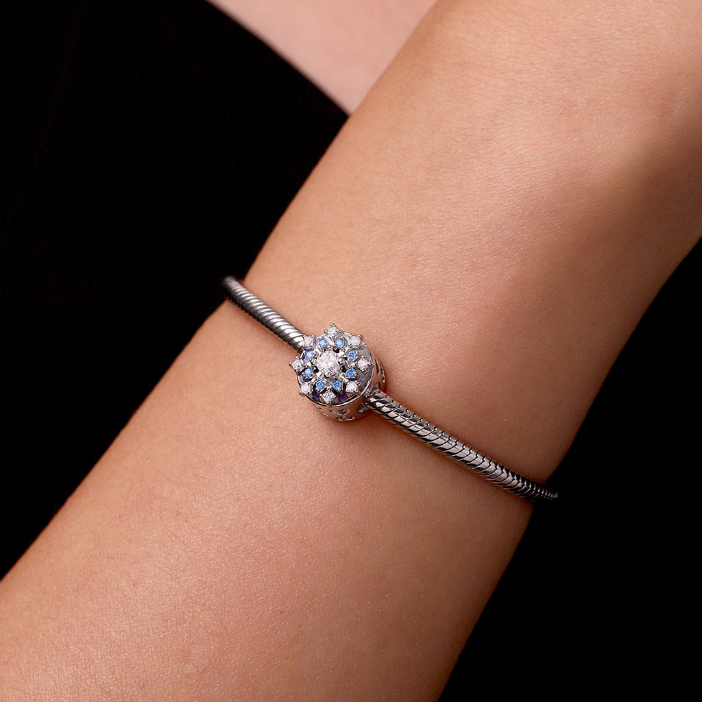 Gnoce Engravable Rotatable Snowflake Charm_6