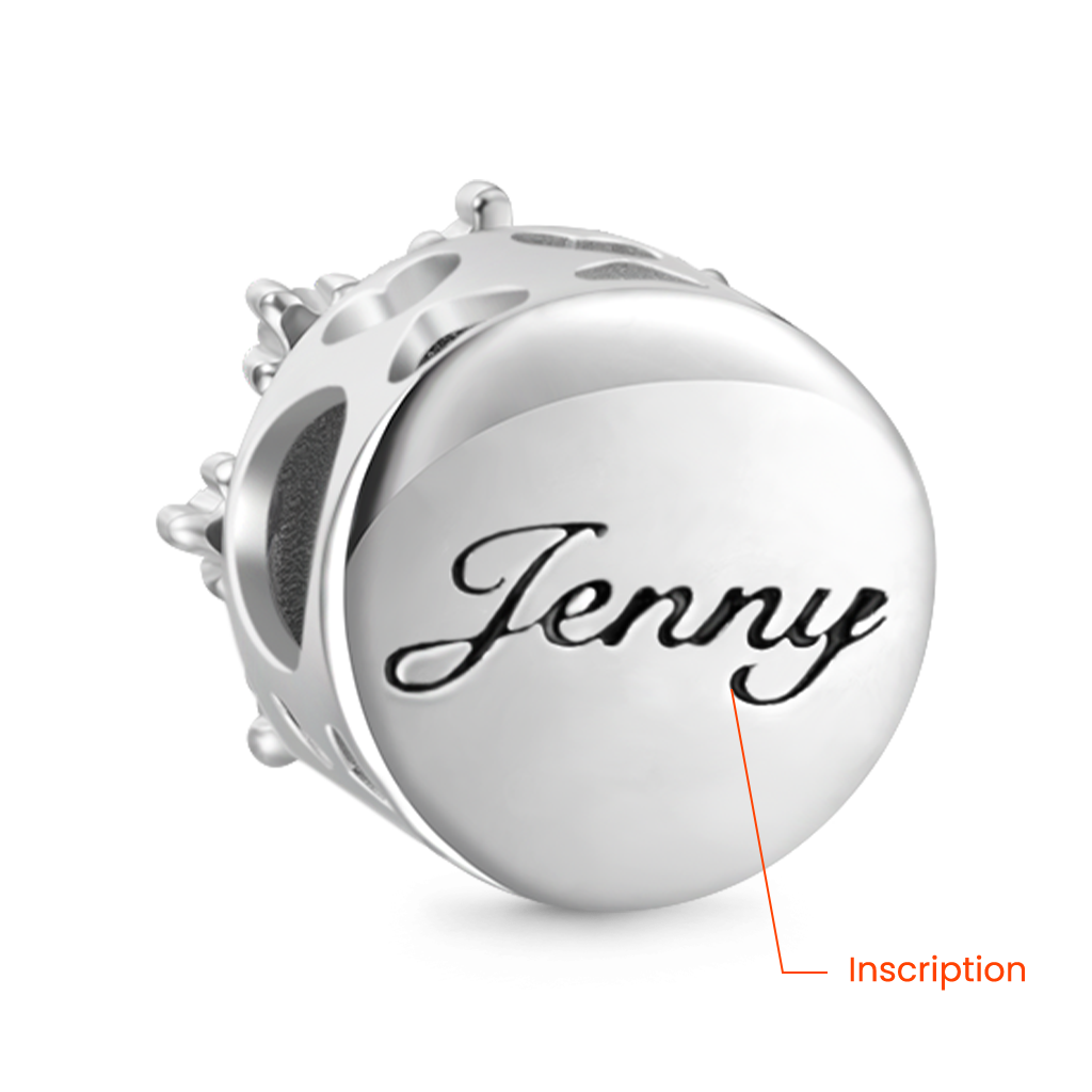 Gnoce Engravable Rotatable Snowflake Charm_2