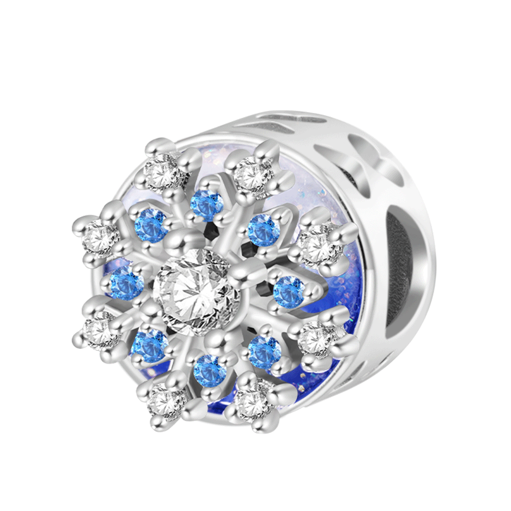 Gnoce Engravable Rotatable Snowflake Charm_1
