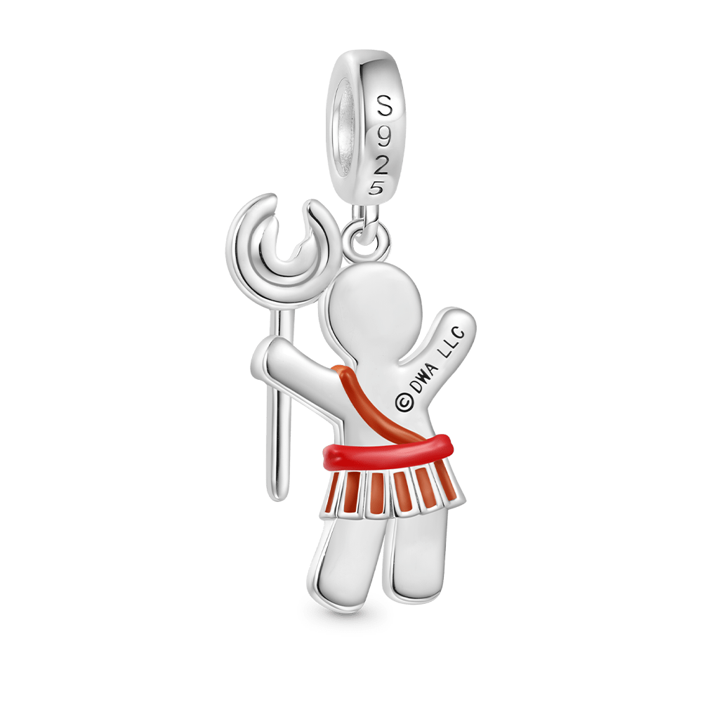 Gnoce Rebel Gingerbread Man Pendant Dangle Charm_2