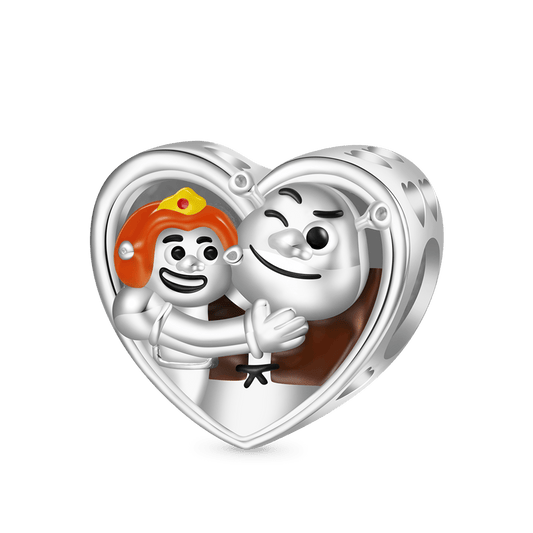 Gnoce Shrek & Fiona Heart Charm_1