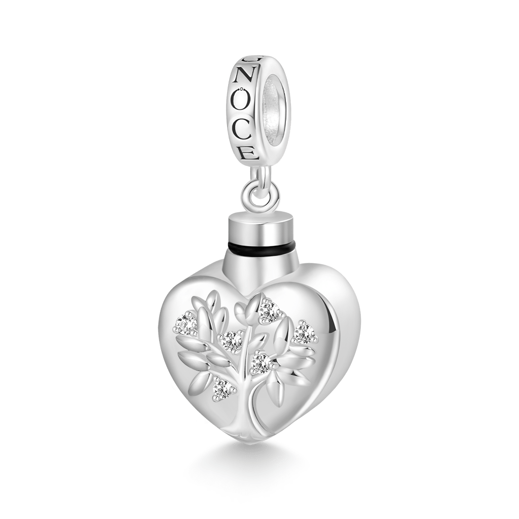 Gnoce Engravable Tree of Life Memorial Urn Ashes Pendant Dangle Charm_2