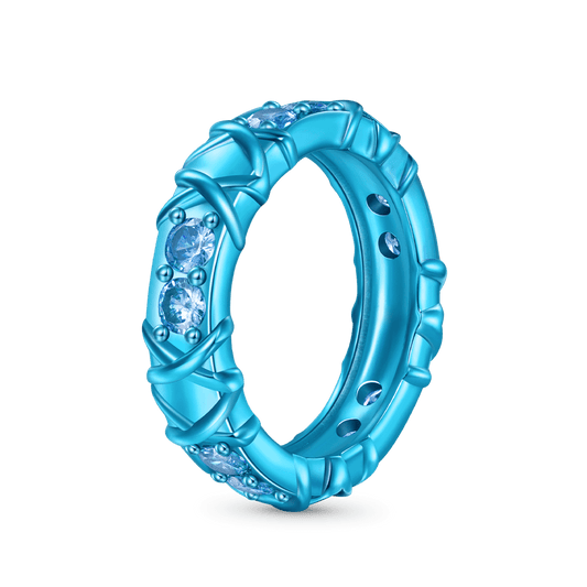 Gnoce Shiny Blue Electroplated Candy Ring_1