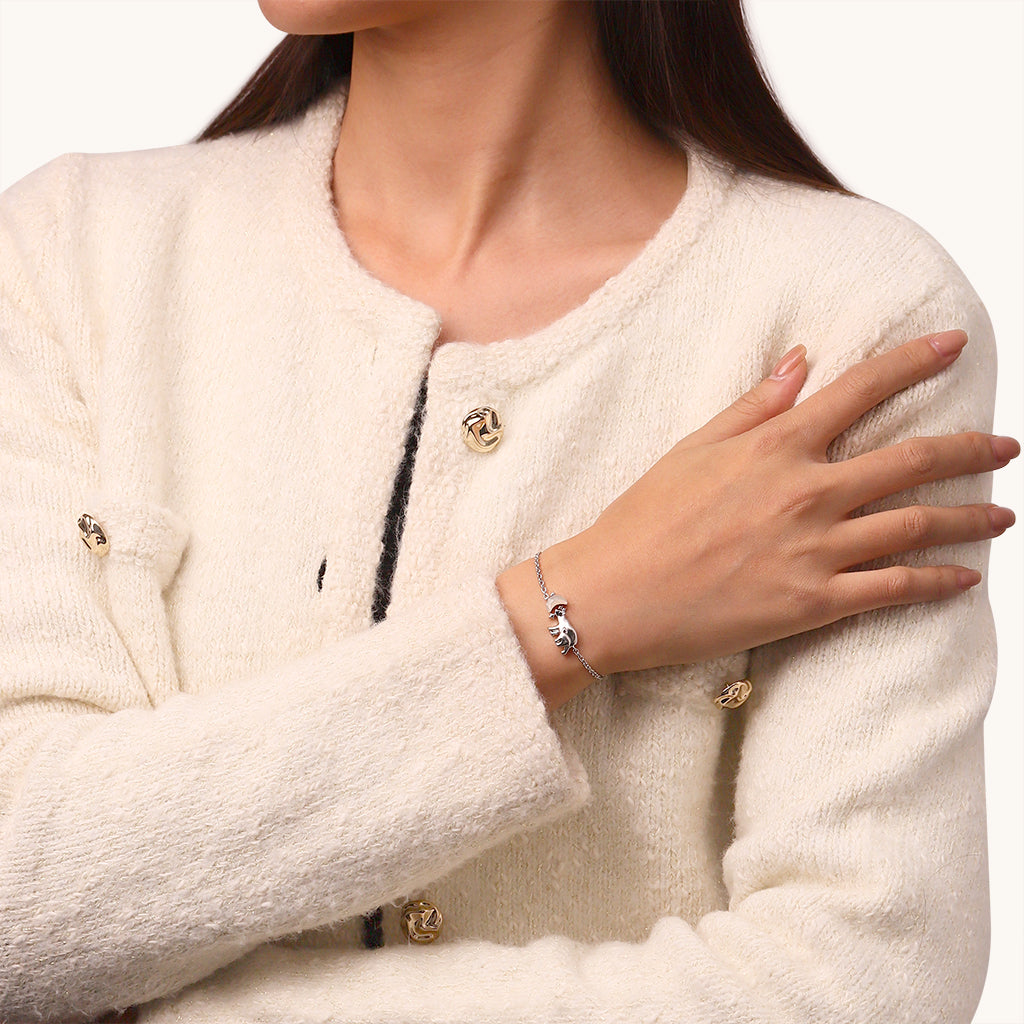 Gnoce Polar Bear Parent-Child Color-changing Moon Bracelet_4