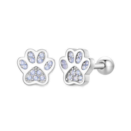 Gnoce Cute Pet Imprint Stud Earrings_1