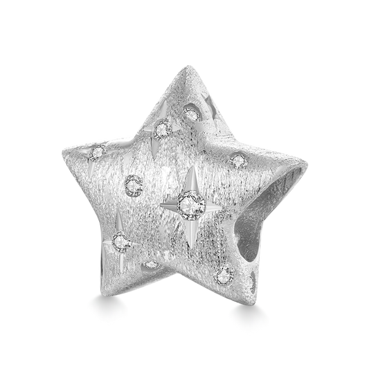 Gnoce Shining Sandblasting Star Charm_1