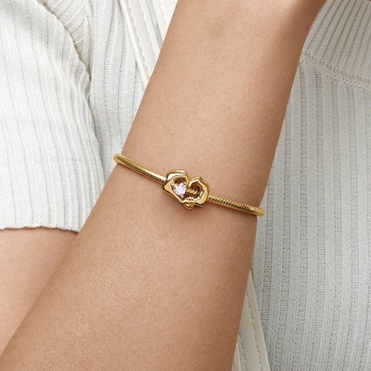 Gnoce 18k Gold Plated Family Love Gift Charm_4