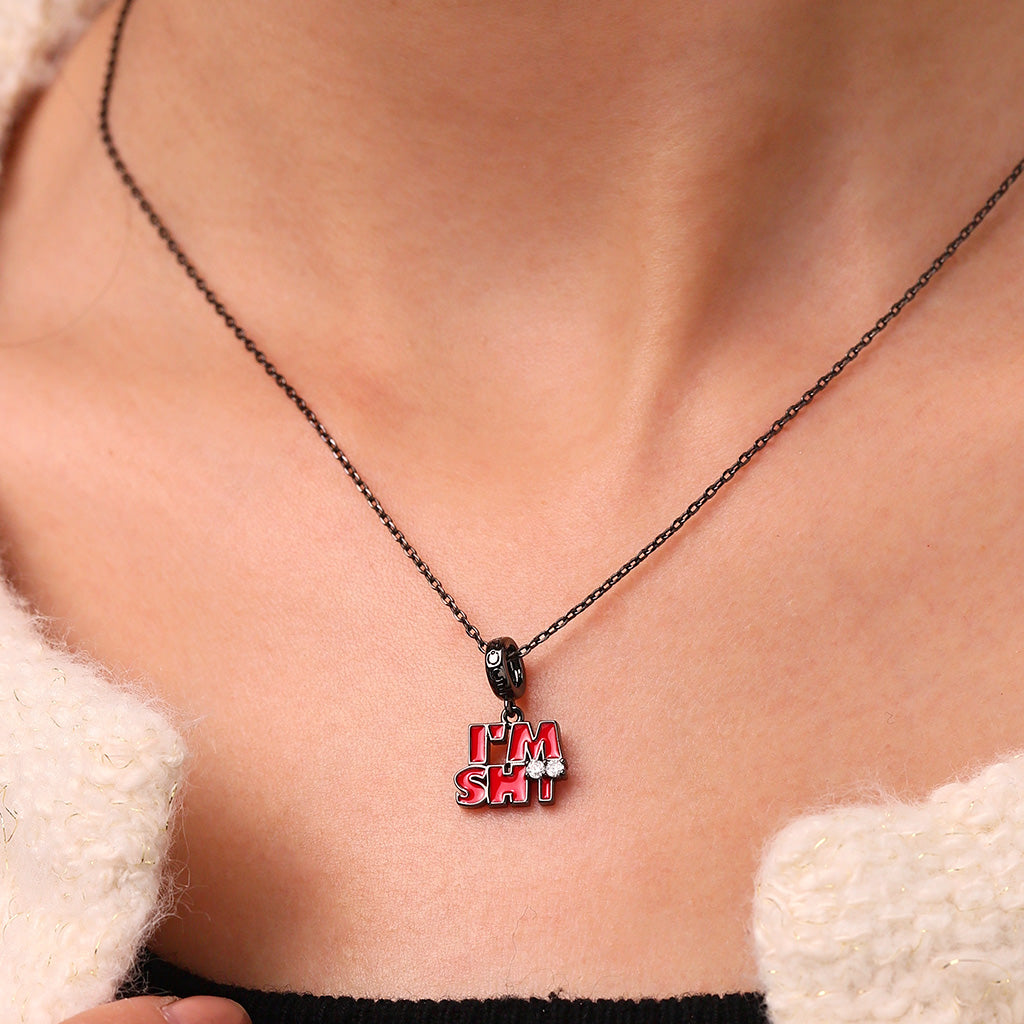 Gnoce IM SHY Individuality Birthstone Pendant Dangle Charm_6