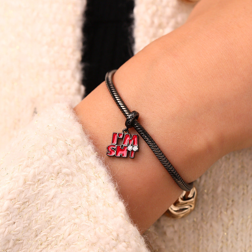 Gnoce IM SHY Individuality Birthstone Pendant Dangle Charm_8