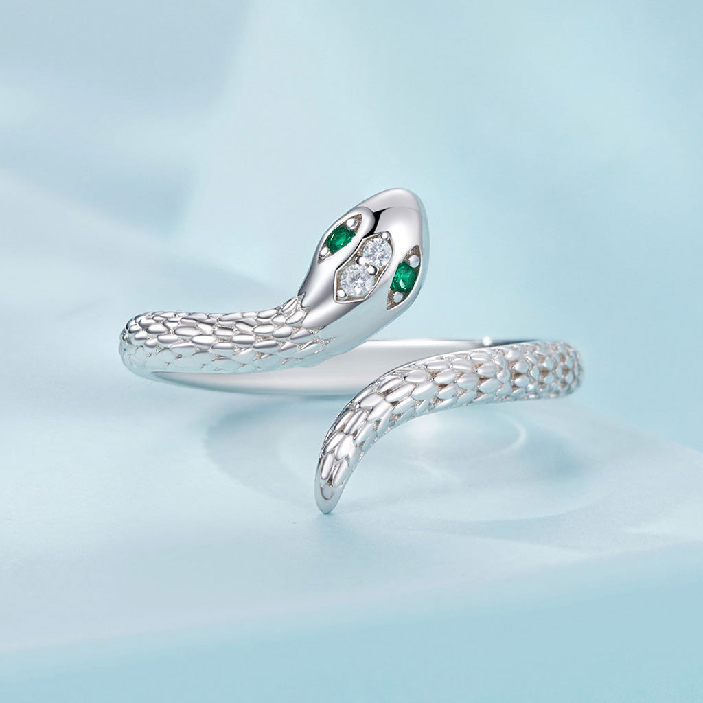 Gnoce Vintage Spirit Snake Open Ring_2
