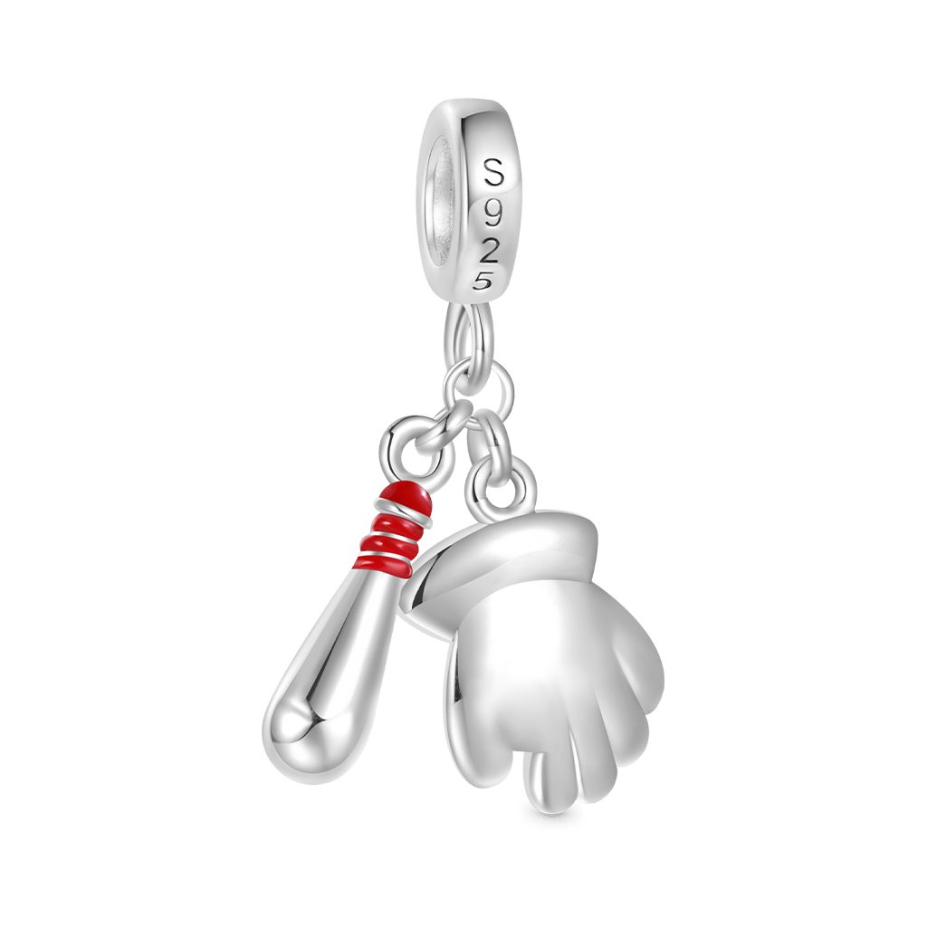 Gnoce Baseball Gloves & Bats Pendant Dangle Charm_2