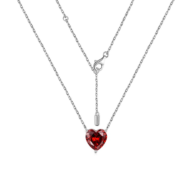 Gnoce Birthstone Heart Necklace_3