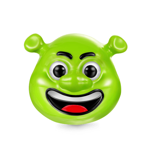Gnoce Smiling Green-skinned Shrek Head Charm_1