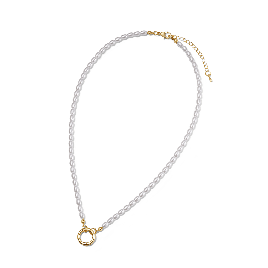 Gnoce Pearl Ocean Clasp Chain Necklace_3