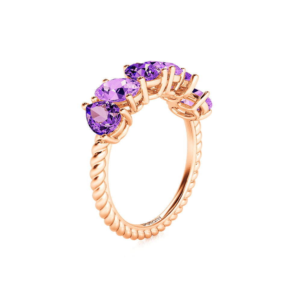 Oval & Pear Channel Wedding Ring_3