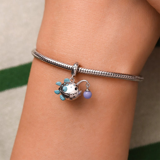 Gnoce Anglerfish Glow-in-the-Dark Pendant Dangle Charm_6