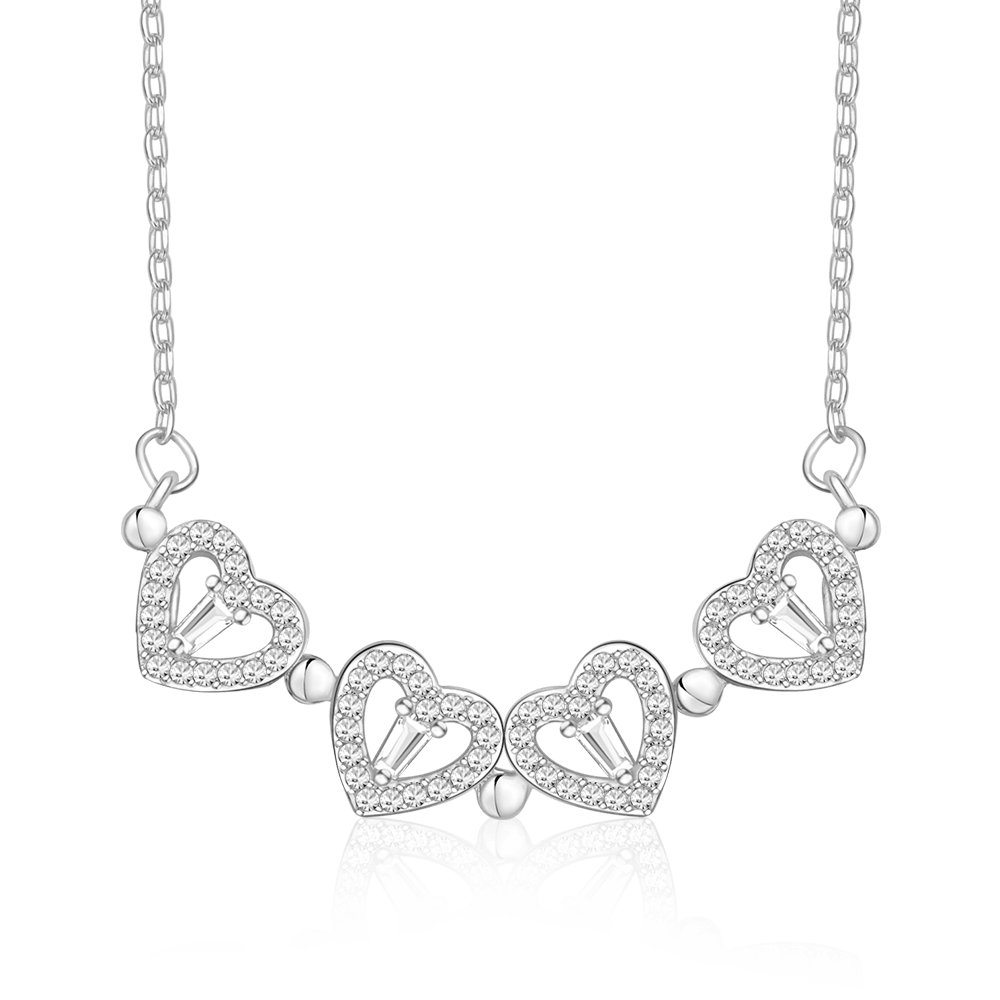 Gnoce Silver Fourleaf Clover Necklace_3