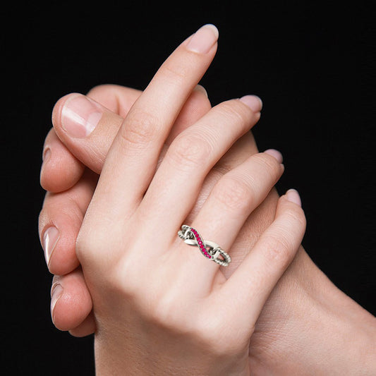 Gnoce Sparkle Infinity Split Shank Promise Birthstone Ring_7