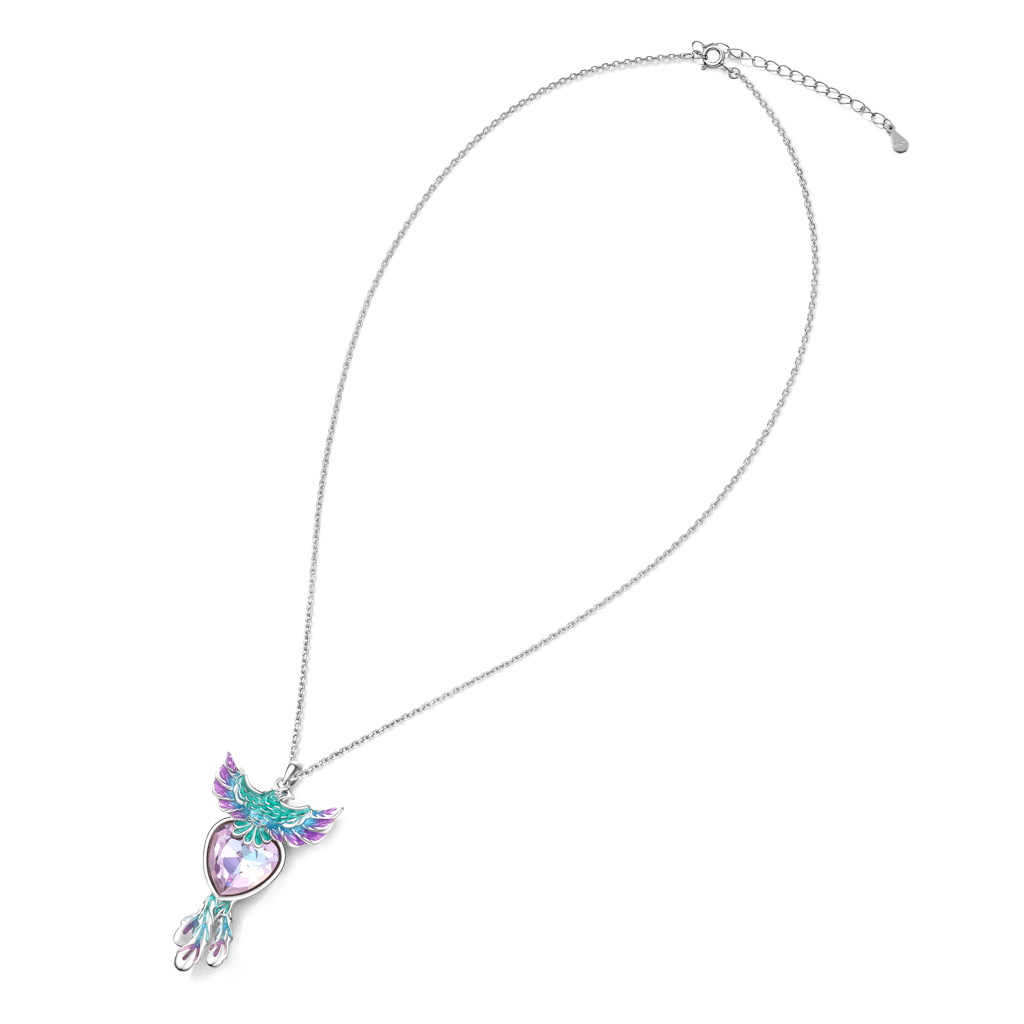 Gnoce Phoenix Embrace Heart Pendant Necklace_3