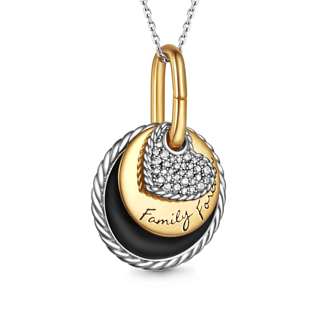 Gnoce Family Forever Pendant Necklace_2