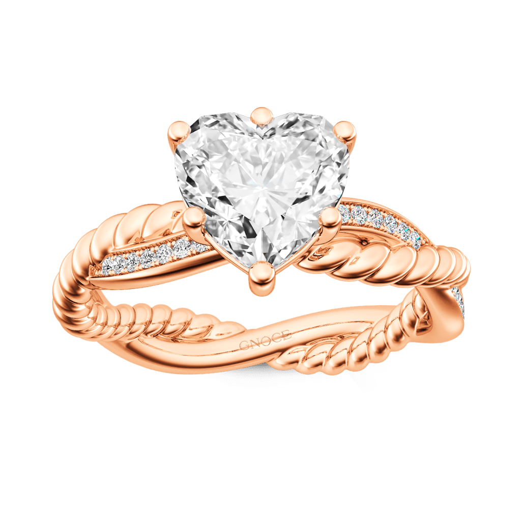 Gnoce Heart Twist Infinity Engagement Ring_1
