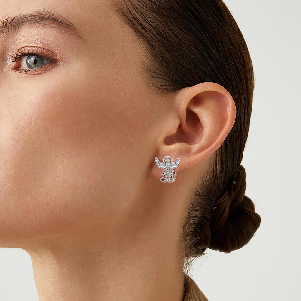 Gnoce Guardian Angel Birthstone Earrings_4