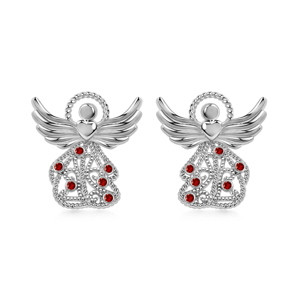 Gnoce Guardian Angel Birthstone Earrings_2
