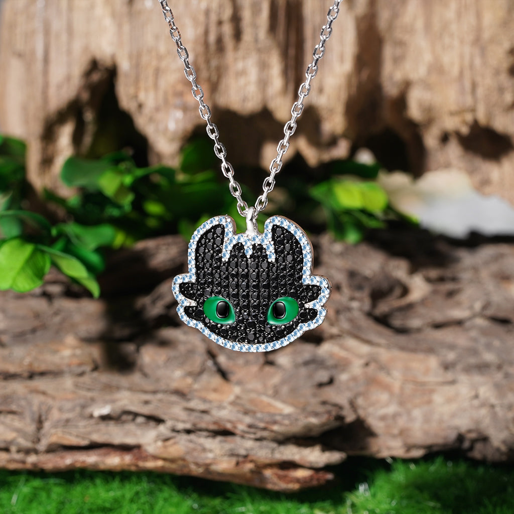 Gnoce Smiling Toothless Head Necklace_4