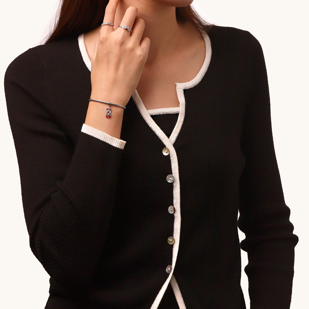 Gnoce Engravable Race Car Pendant Dangle Charm_4