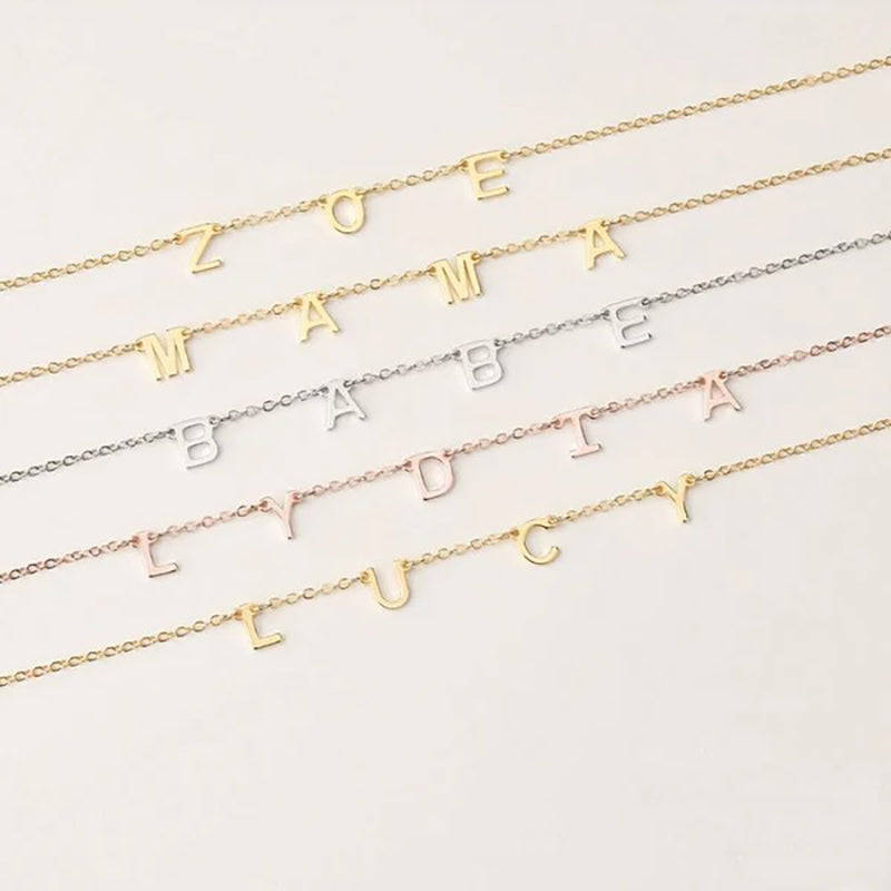 Gnoce MAMA Pave Letter Necklace_5