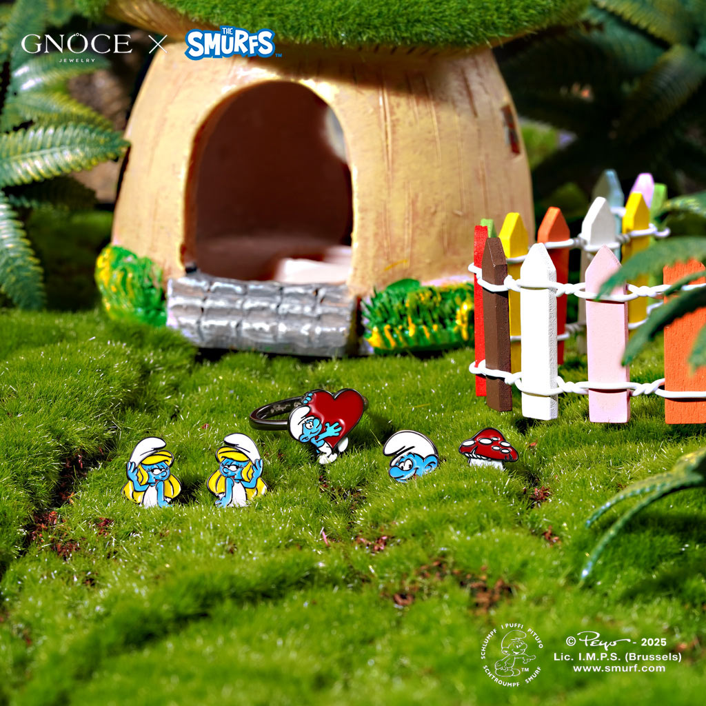 Gnoce Smurfs Ring x Valentine Love Hefty Smurf_3