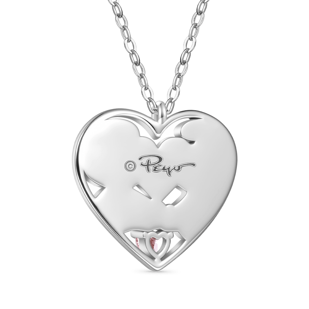 Gnoce Smurfs Necklace x Love Pink Zircon_3