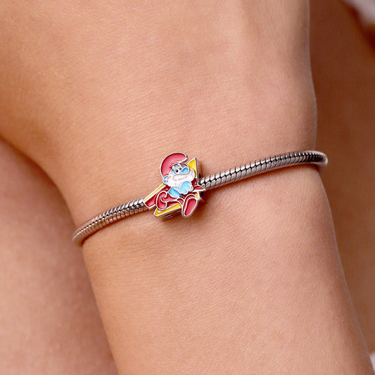 Gnoce The Smurfs Movie (2025) Charm x Papa Smurf_5