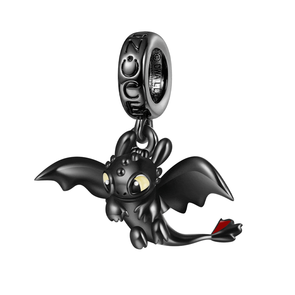 Gnoce How to Train Your Dragon Toothless Flapping Wings Pendant Dangle Charm_1